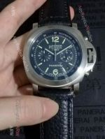 High Quality Panerai Flyback Chronograph Watch Black Dial